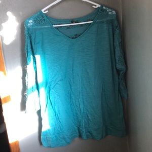 Teal blouse